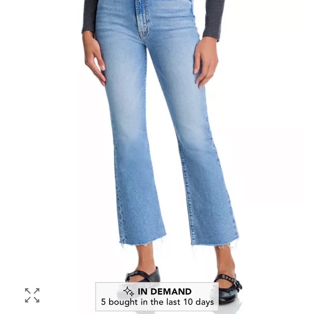 MOTHER Hustler Ankle Fray Jeans